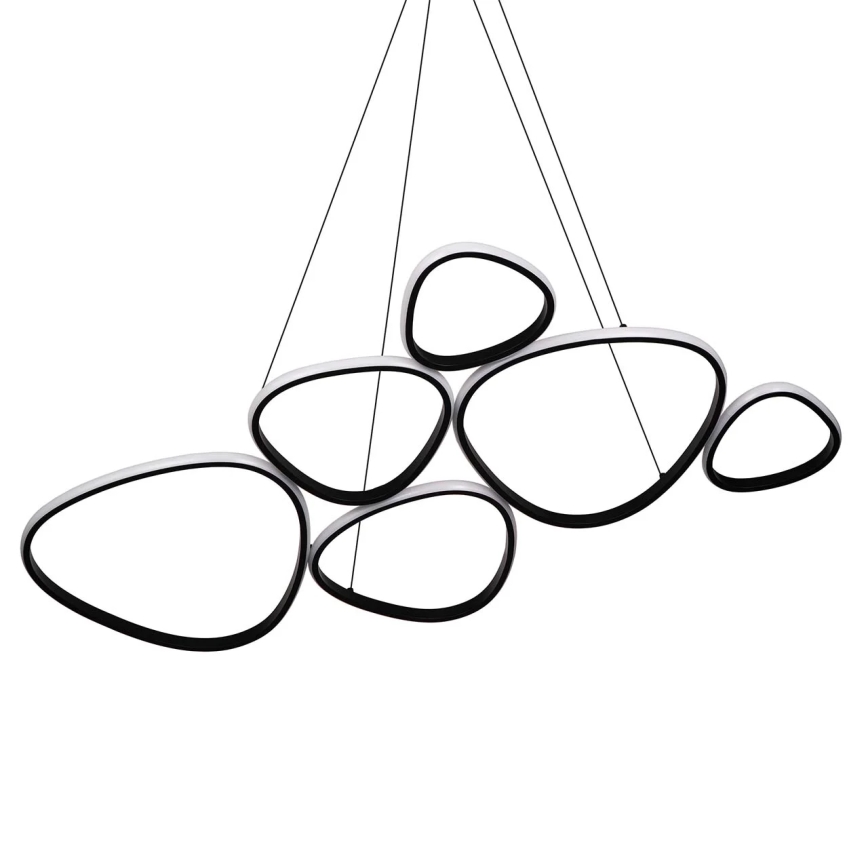 LED-pendel på wire PETRA LED/58W/230V 4000K sort