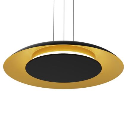 LED-pendel på wire PIATTINO LED/30W/230V 2700/3200/4000K Ø 40 cm sort/guld