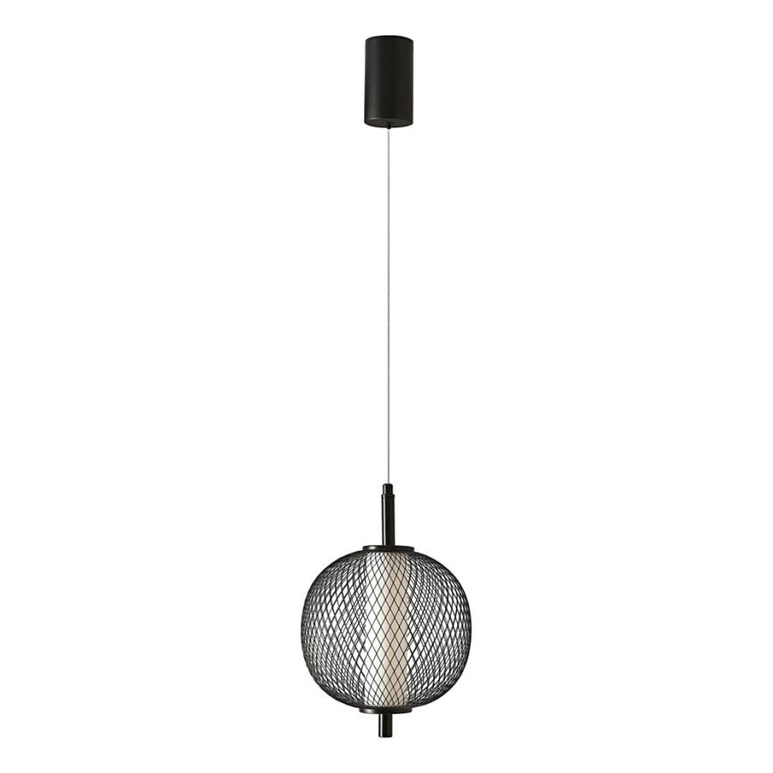 LED-pendel på wire PUMA LED/10W/230V Ø 20 cm sort