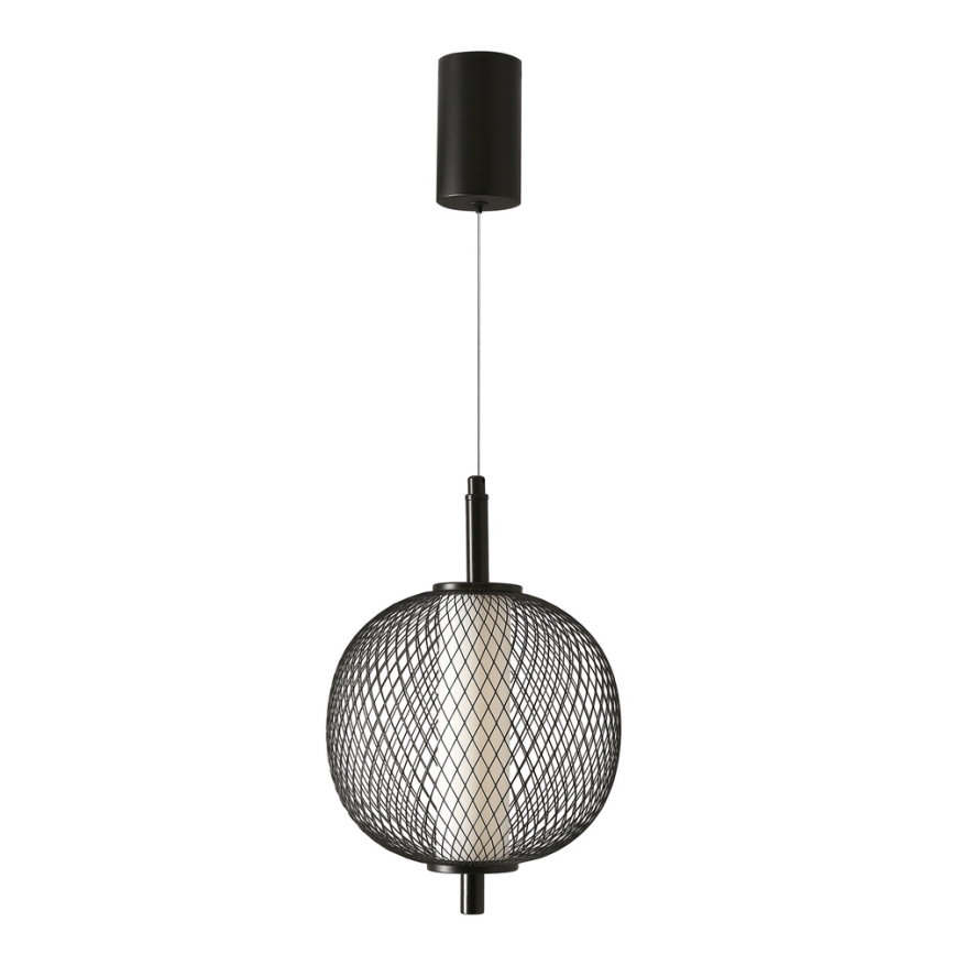 LED-pendel på wire PUMA LED/10W/230V Ø 20 cm sort