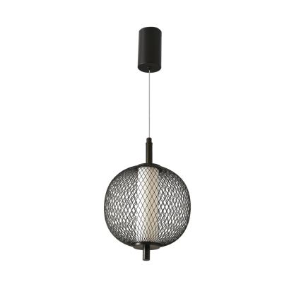 LED-pendel på wire PUMA LED/10W/230V Ø 20 cm sort