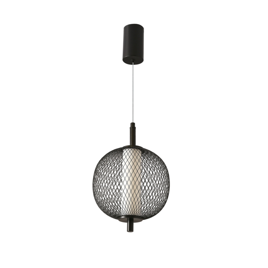 LED-pendel på wire PUMA LED/10W/230V Ø 20 cm sort