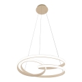 LED-pendel på wire RIBBON LED/42W/230V beige
