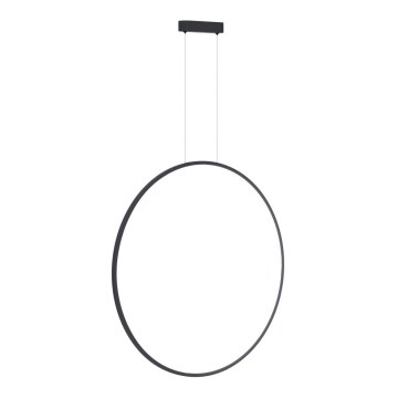 LED-pendel på wire SATURNO LED/46W/230V Ø 80 cm IP44 sort