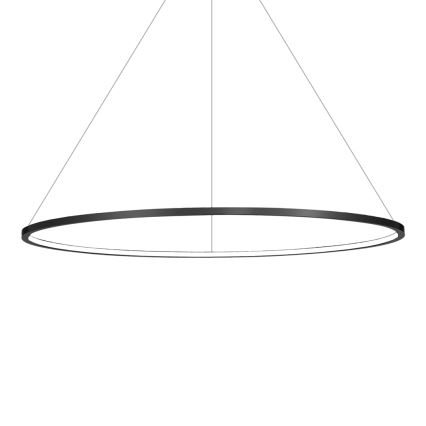 LED-pendel på wire SATURNO LED/57W/230V Ø 100 cm IP44 sort