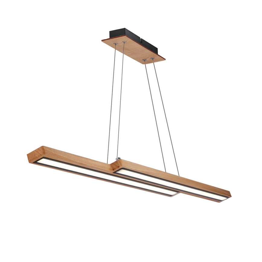 LED-pendel på wire SENTO LED/19W/230V træ