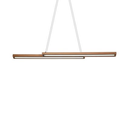 LED-pendel på wire SENTO LED/19W/230V træ