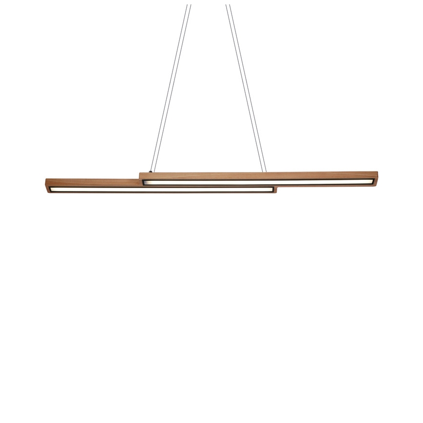 LED-pendel på wire SENTO LED/19W/230V træ