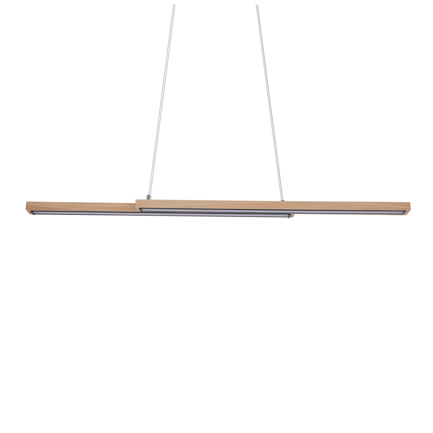 LED-pendel på wire SENTO LED/19W/230V træ