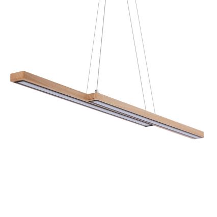 LED-pendel på wire SENTO LED/19W/230V træ