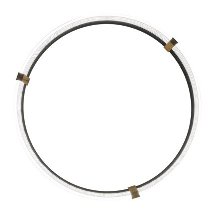 LED-pendel på wire TRIANGLE LED/40W/230V 3000/4000/6000K Ø 60 cm sort