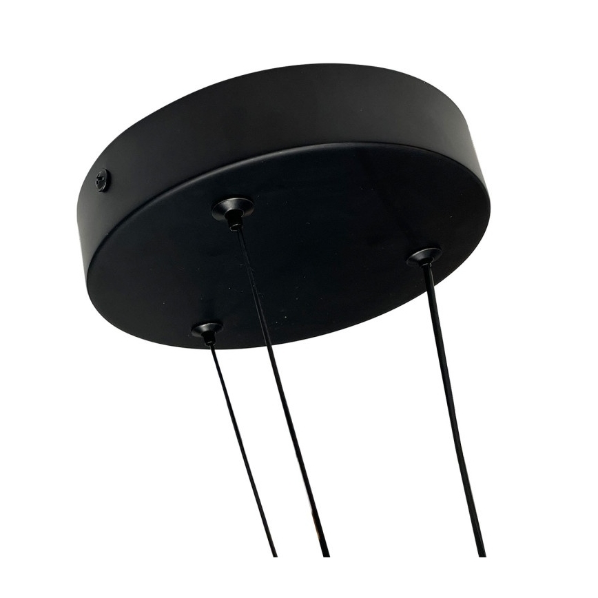 LED-pendel på wire TRIANGLE LED/40W/230V 3000/4000/6000K Ø 60 cm sort