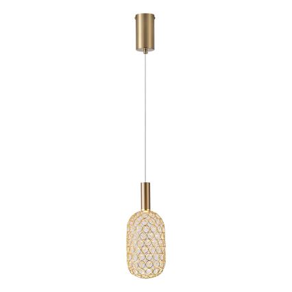 LED pendel PERFORATO LED/6,3W/230V 3000K guldfarvet diameter 13 cm