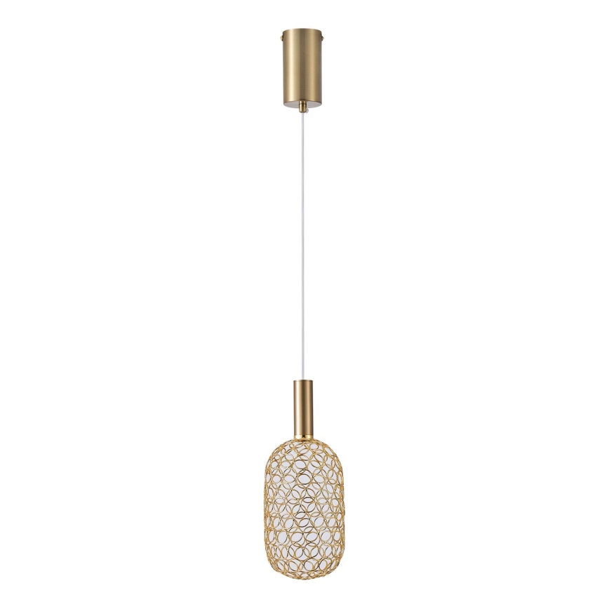 LED pendel PERFORATO LED/6,3W/230V 3000K guldfarvet diameter 13 cm