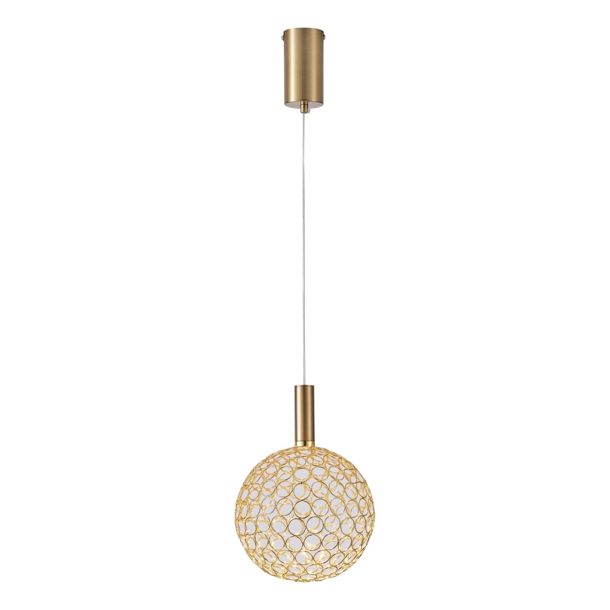 LED pendel PERFORATO LED/6,3W/230V 3000K guldfarvet diameter 20 cm