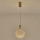LED pendel PERFORATO LED/6,3W/230V 3000K guldfarvet diameter 20 cm