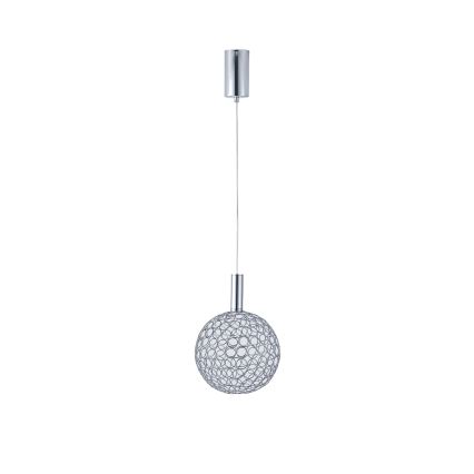 LED pendel PERFORATO LED/6,3W/230V 3000K skinnende krom diameter 20 cm