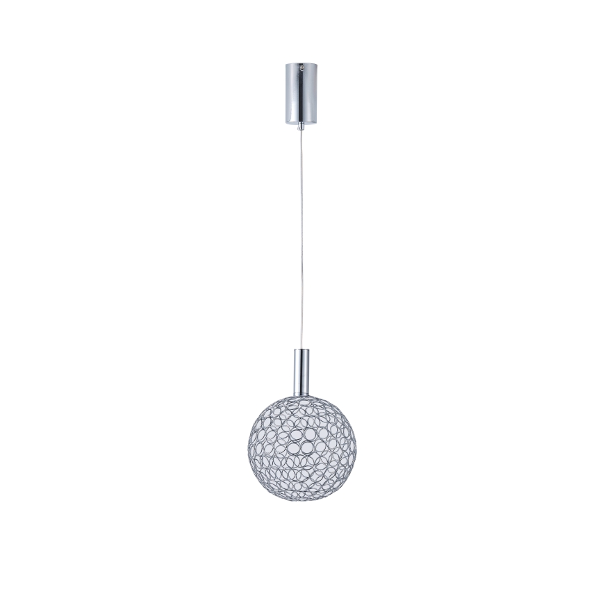 LED pendel PERFORATO LED/6,3W/230V 3000K skinnende krom diameter 20 cm