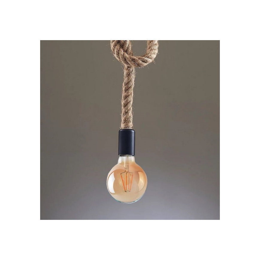 LED pendel ROPE 1xE27/8W/230V