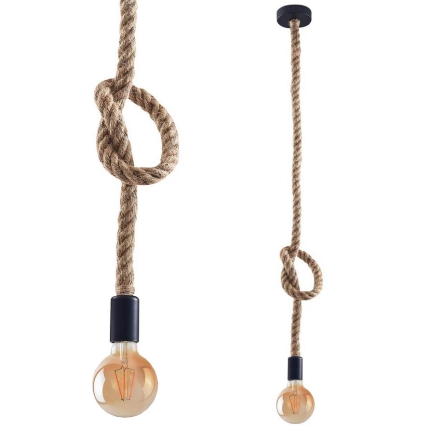 LED pendel ROPE 1xE27/8W/230V
