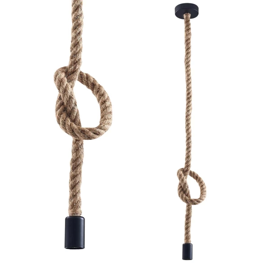 LED pendel ROPE 1xE27/8W/230V