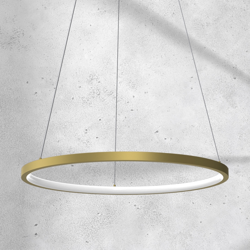 LED pendel ROTONDA LED/27W/230V gylden