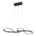 LED pendel SALSA LED/38W/230V 4000K sort