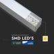 LED pendel SAMSUNG CHIP 1xLED/40W/230V 4000K sølvfarvet