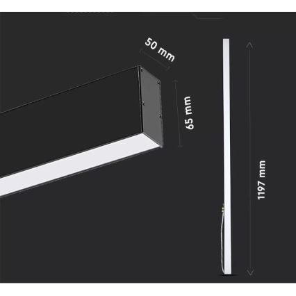 LED pendel SAMSUNG CHIP LED/40W/230V 3000K/4000K/6400K