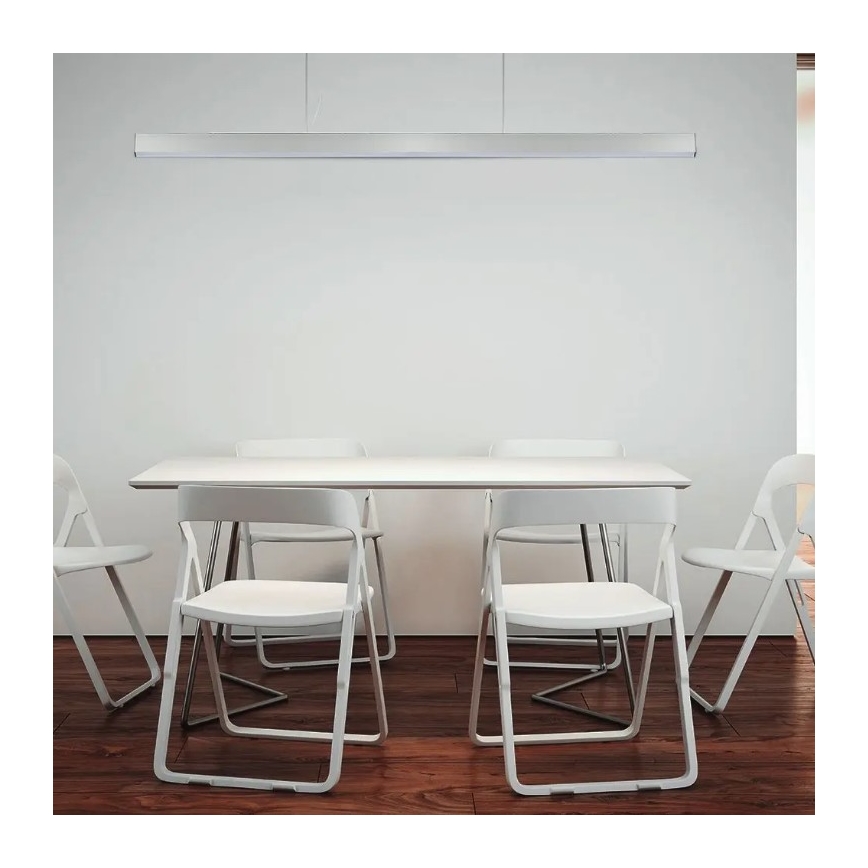 LED pendel SAMSUNG CHIP LED/40W/230V 4000K sølvfarvet