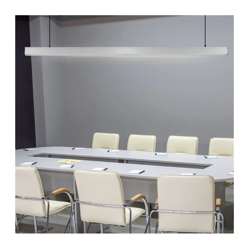 LED pendel SAMSUNG CHIP LED/40W/230V 4000K sølvfarvet
