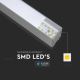 LED pendel SAMSUNG CHIP LED/40W/230V 4000K sølvfarvet
