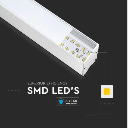 LED pendel SAMSUNG CHIP LED/40W/230V 6400K hvid