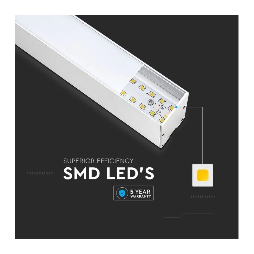 LED pendel SAMSUNG CHIP LED/40W/230V 6400K hvid