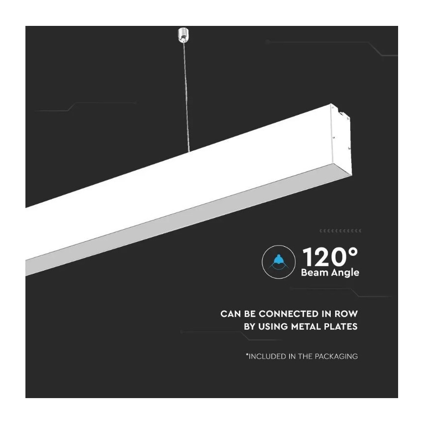 LED pendel SAMSUNG CHIP LED/40W/230V 6400K hvid