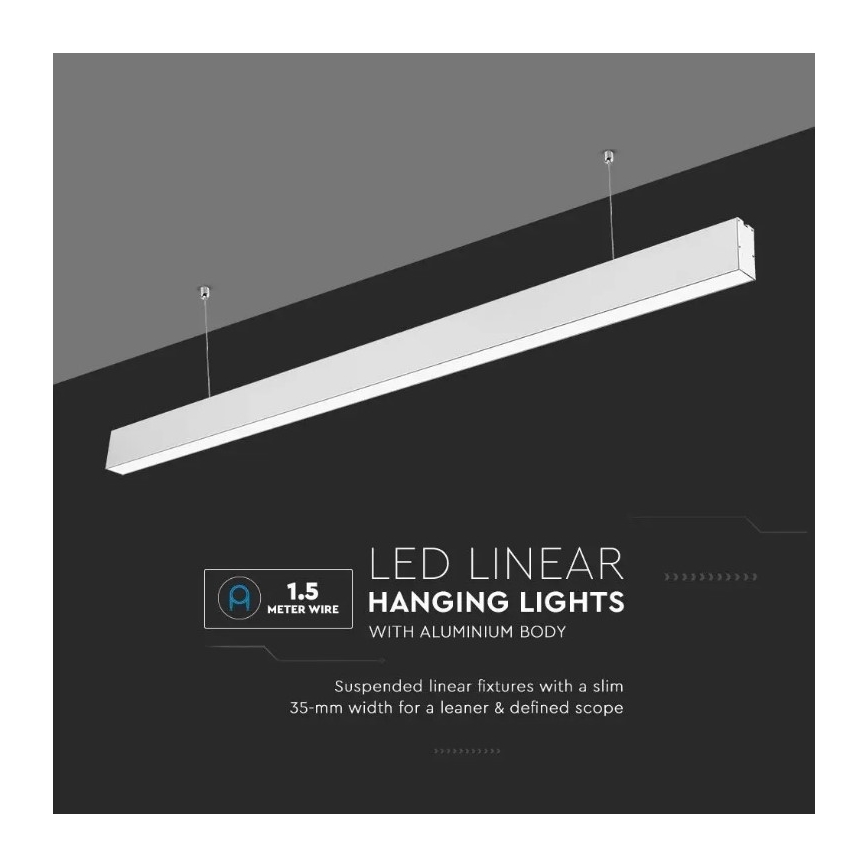 LED pendel SAMSUNG CHIP LED/40W/230V 6400K hvid