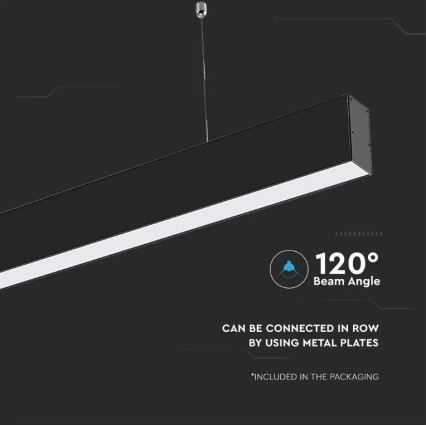 LED pendel SAMSUNG CHIP LED/40W/230V 6400K sort