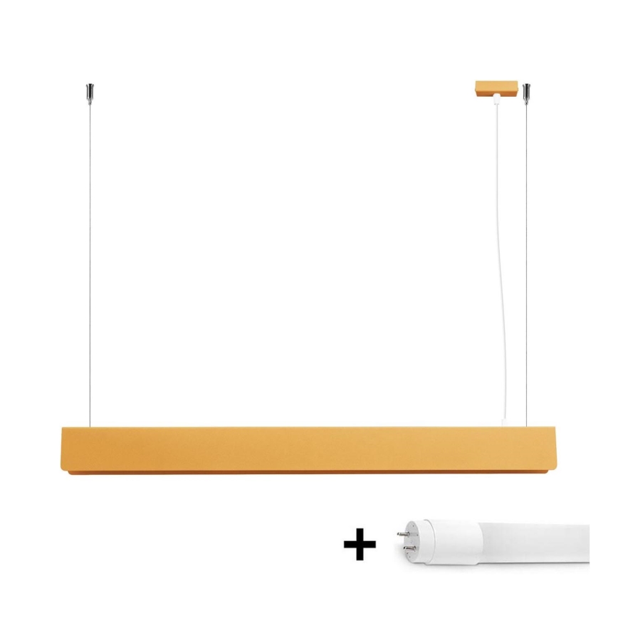 LED pendel SPARK 1xG13/8,5W/230V guldfarvet