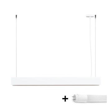 LED pendel SPARK 1xG13/8,5W/230V hvid