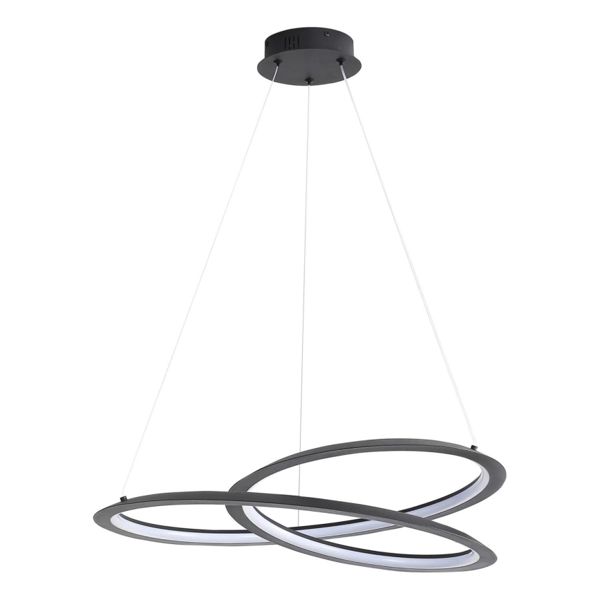 LED pendel TANGO LED/44W/230V 4000K diameter 60 cm sort