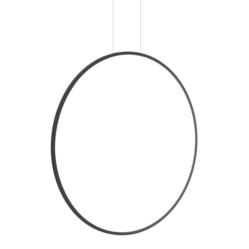 LED pendel til badeværelse SATURNO LED/46W/230V IP44 antracitgrå