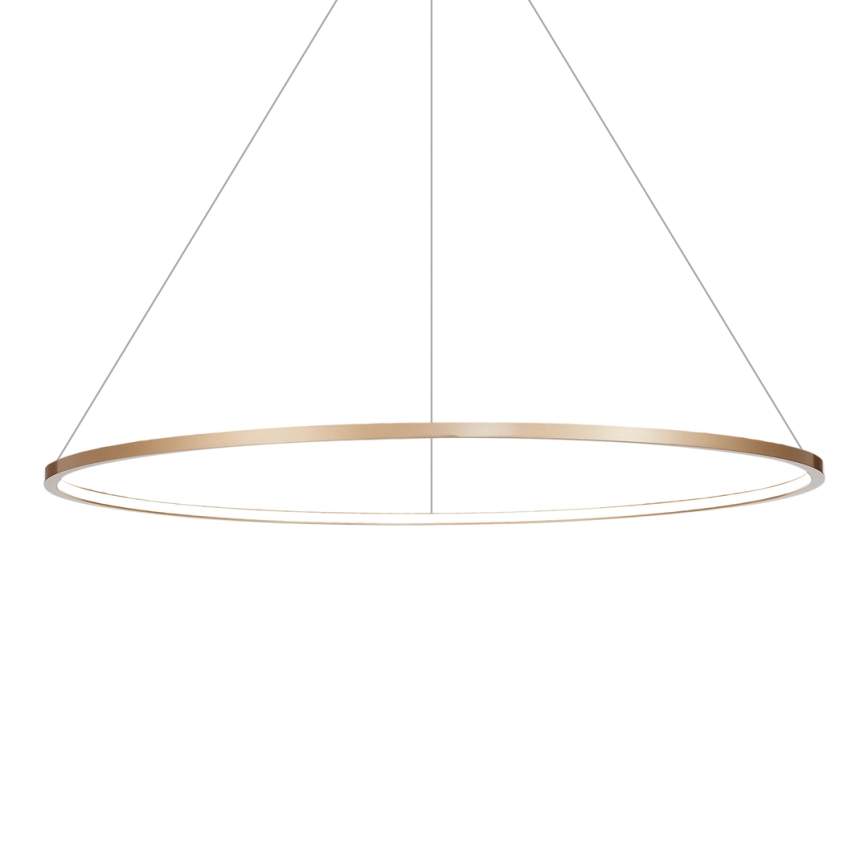LED pendel til badeværelse SATURNO LED/57W/230V IP44 guldfarvet