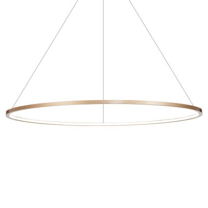LED pendel til badeværelse SATURNO LED/65W/230V IP44 guldfarvet