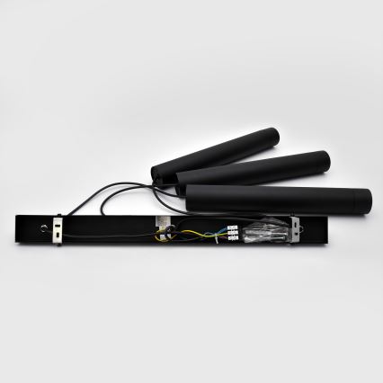 LED Pendel TUBA 3xGU10/4,8W/230V sort