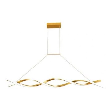 LED pendel TWIST LED/37W/230V 4000K 120 cm guldfarvet