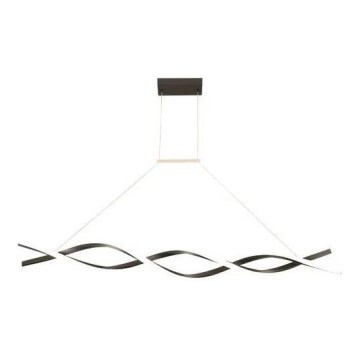 LED pendel TWIST LED/37W/230V 4000K 120 cm sort