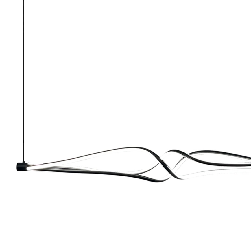 LED pendel TWISTER LED/56W/230V sort