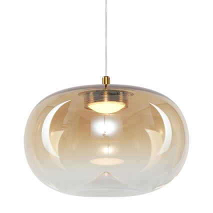LED pendel VASO LED/4W/230V diameter 18 cm guldfarvet/røget