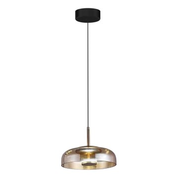 LED pendel VETRO LED/6W/230V diameter 23 cm beige/sort