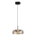 LED pendel VETRO LED/6W/230V diameter 23 cm beige/sort